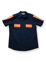 Load image into Gallery viewer, Aramark Enhanced Visibility Short-Sleeve Work Shirt