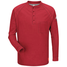 Load image into Gallery viewer, Bulwark FR QT20 iQ Series Men's Comfort Knit Long Sleeve Henley - 3pk
