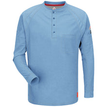 Load image into Gallery viewer, Bulwark FR QT20 iQ Series Men's Comfort Knit Long Sleeve Henley - 3pk
